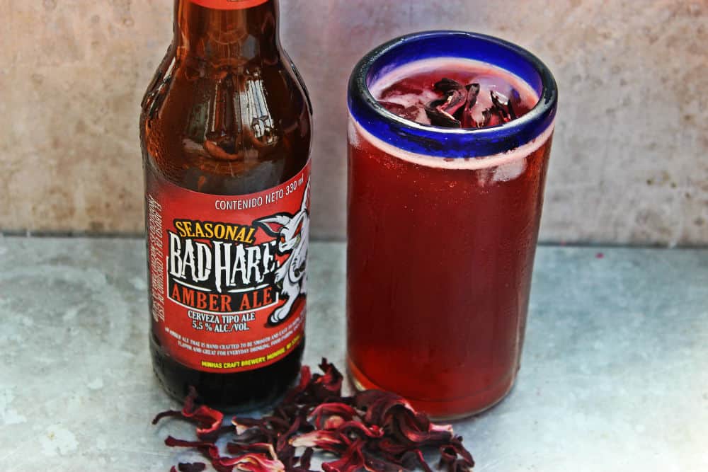 Hibiscus Spiked Beer Beautiful Booze