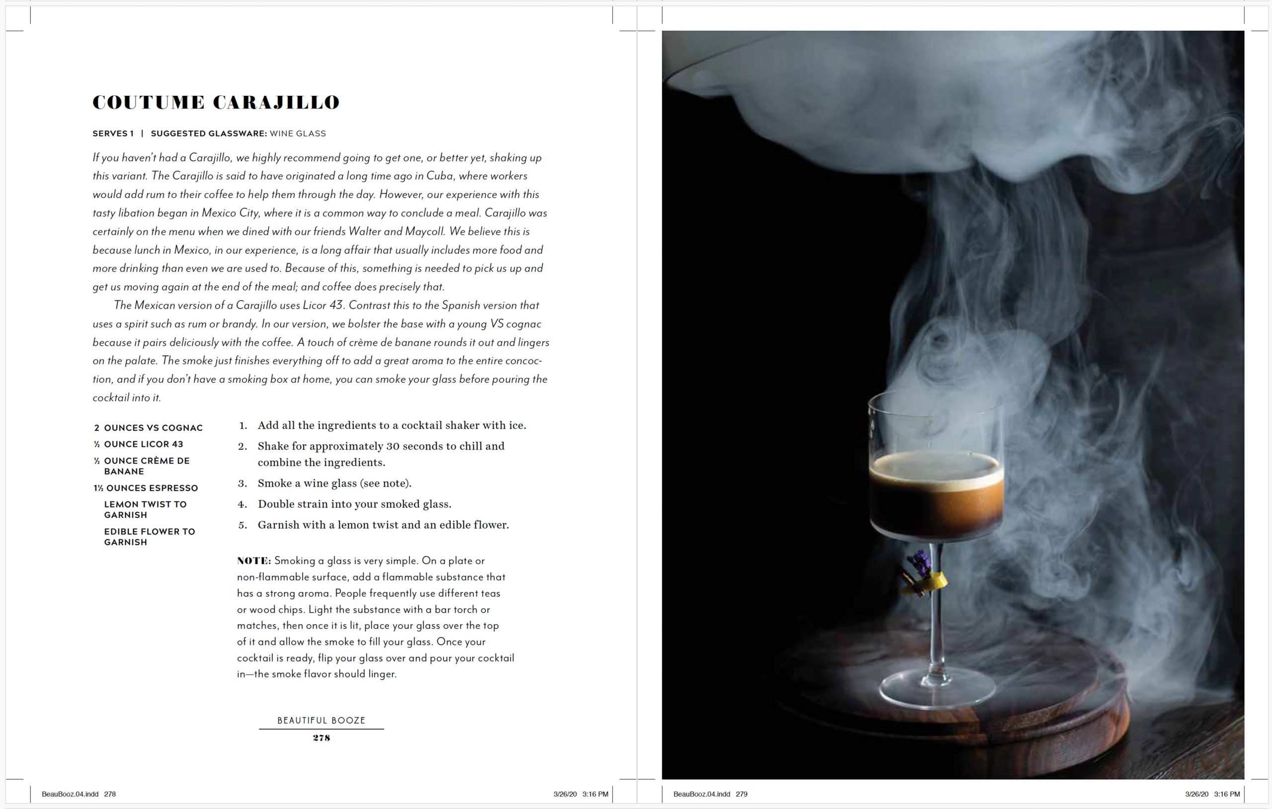 2 Coutume Carajillo Beautiful Booze Book Cocktail