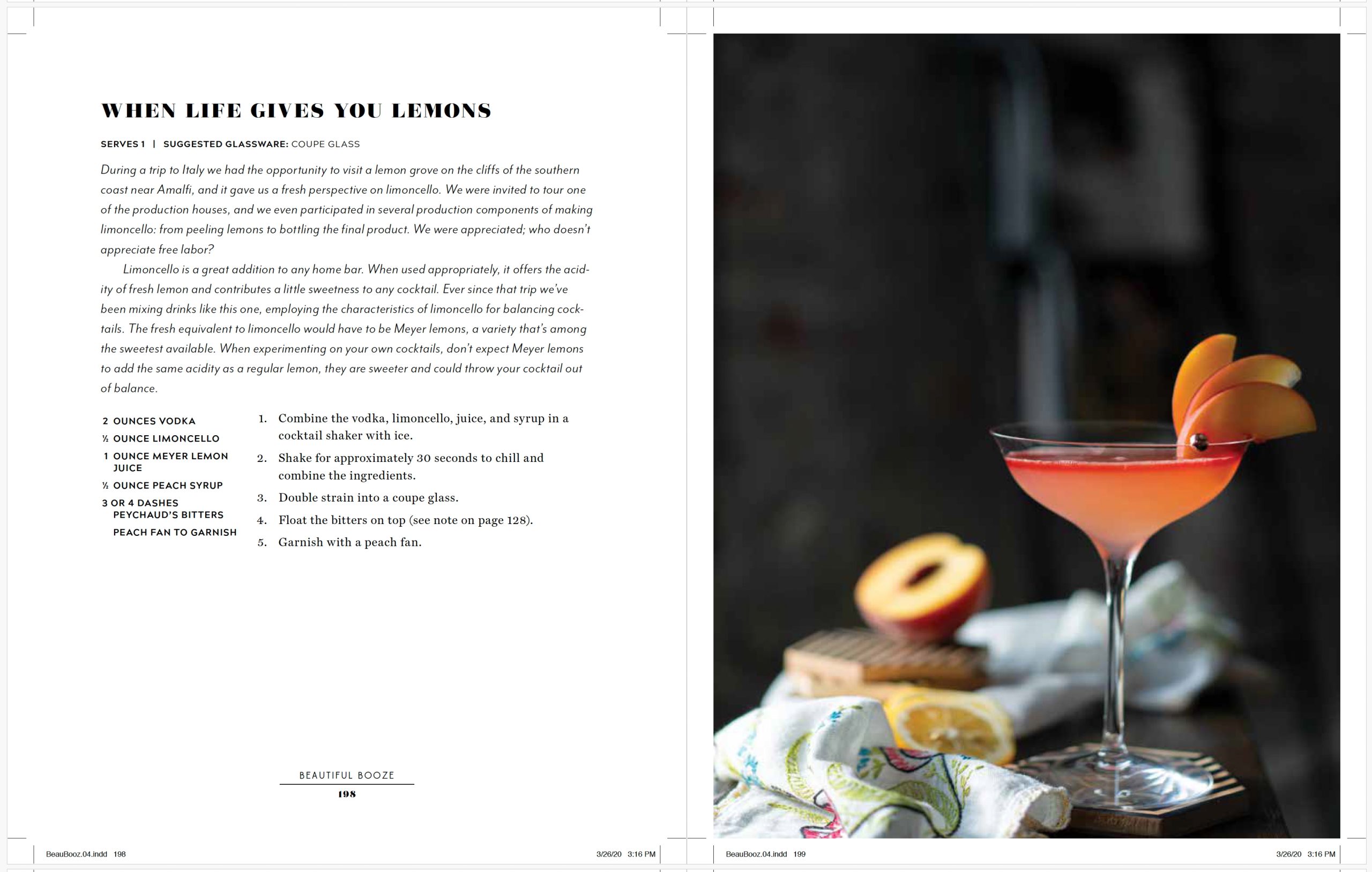 5 When Life Gives You Lemons Beautiful Booze Book Cocktail